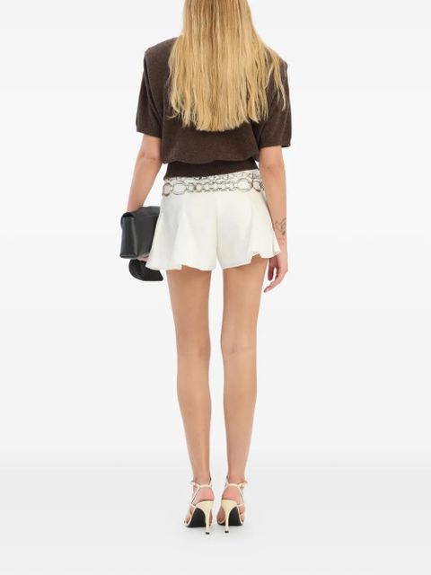 ROTATE BIRGER CHRISTENSEN button-up polo top - Brown