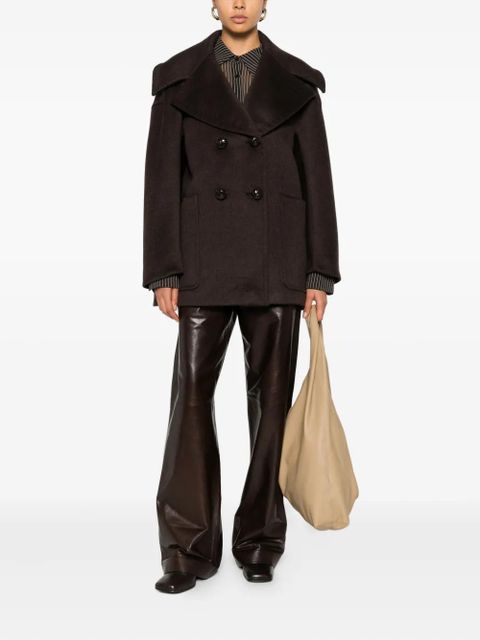 Max Mara buttoned cashmere coat - Brown - zdjęcie produktu nr 2