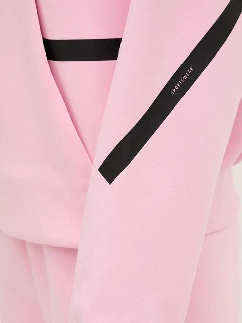 adidas bluza Z.N.E. damska kolor różowy z kapturem z nadrukiem JD5992