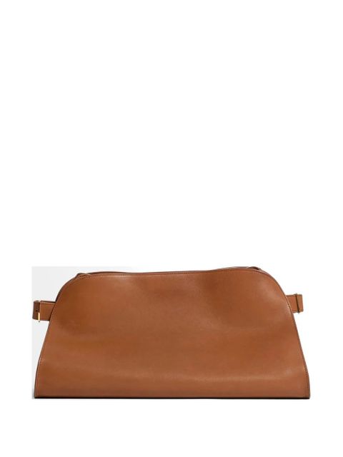 The Row leather clutch bag - Brown - zdjęcie produktu nr 1