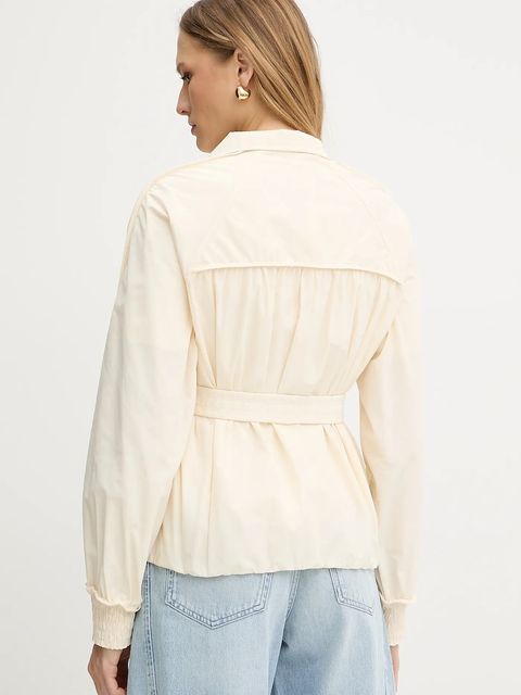 BOSS kurtka kolor beżowy przejściowa 50543247