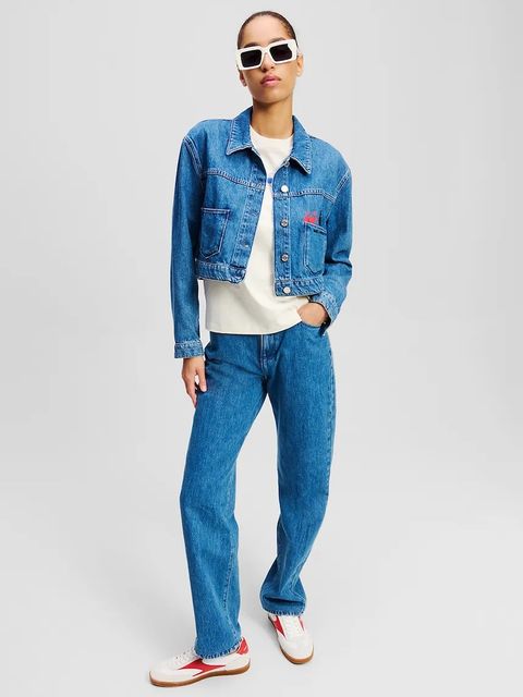 Karl Lagerfeld t-shirt bawełniany IKON