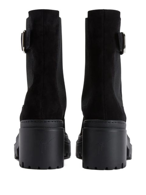 Giuseppe Zanotti Mairi buckle boots - Black