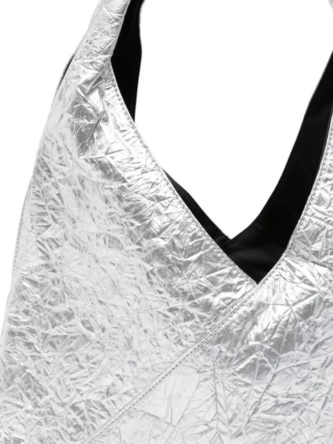 MM6 Maison Margiela textured shoulder bag - Silver