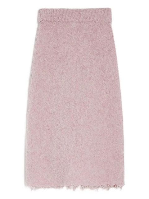 Jil Sander wool knitted midi skirt - Pink - zdjęcie produktu nr 1