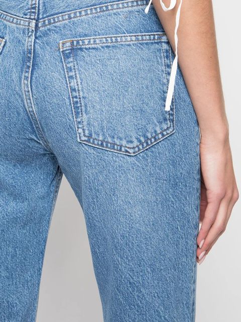 Reformation Cynthia high-rise straight jeans - Blue
