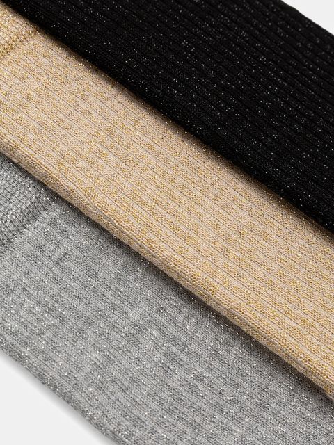 Answear.LAB skarpetki 3-pack kolor żółty