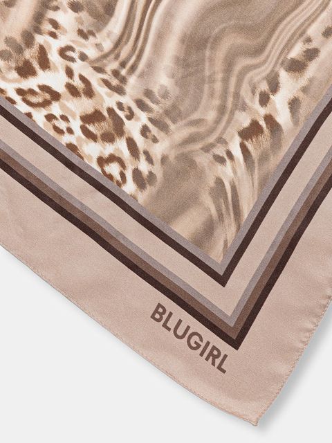 Blugirl Blumarine chusta damska z dodatkiem jedwabiu - zdjęcie produktu nr 1