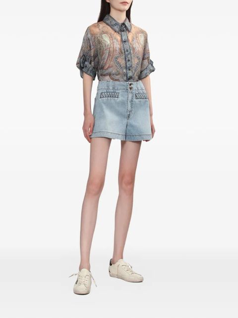 ZIMMERMANN Skylark shorts - Blue - zdjęcie produktu nr 2