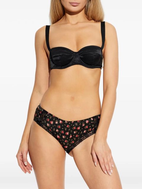 Dolce & Gabbana floral lace briefs - Black - zdjęcie produktu nr 2