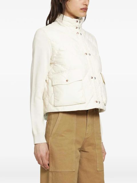 Moncler quilted jacket - Neutrals - zdjęcie produktu nr 2