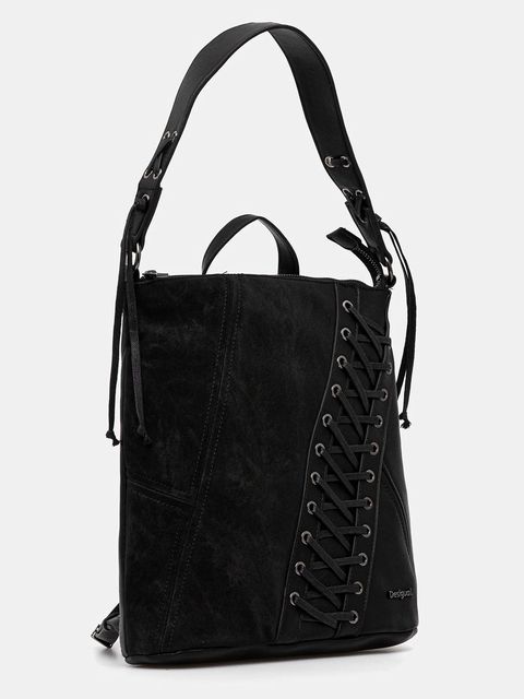 Desigual plecak BLACK PATCH TANGO P - zdjęcie produktu nr 1