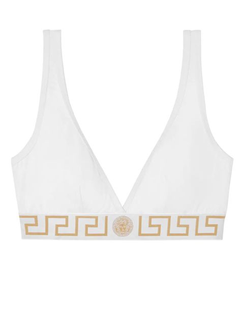 Versace Greca Border triangle bra - White - zdjęcie produktu nr 1