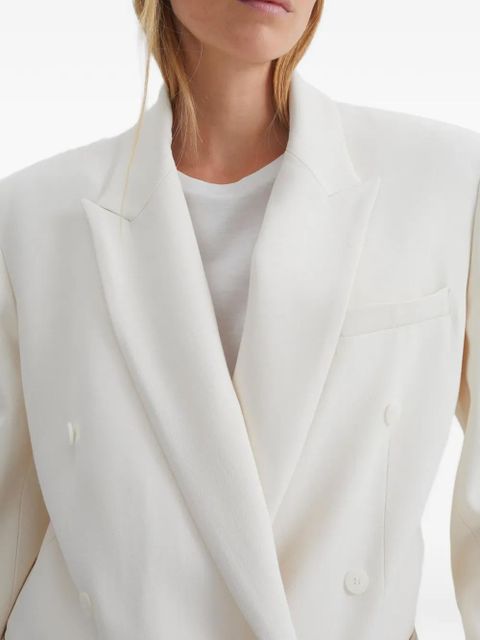 The Frankie Shop double-breasted blazer - White