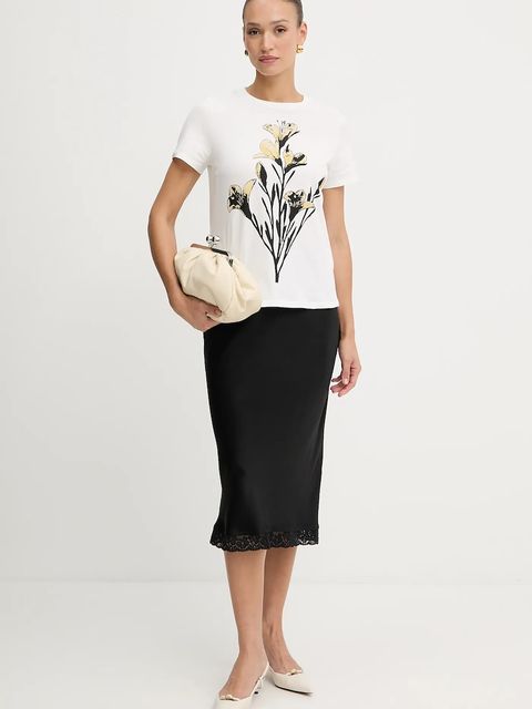 Weekend Max Mara t-shirt bawełniany GUGLIA damski kolor biały 2525976031600 - zdjęcie produktu nr 2