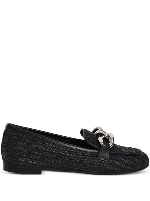 Casadei chain-link detail loafers - Black - zdjęcie produktu nr 1