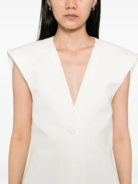 Róhe wool gilet - Neutrals