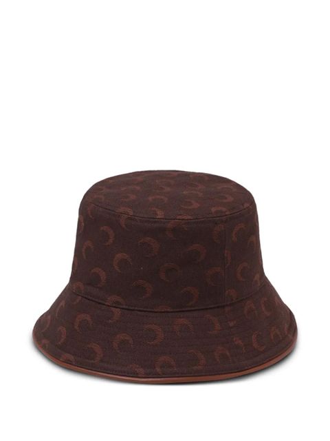 Marine Serre Moon bucket hat - Brown - zdjęcie produktu nr 2