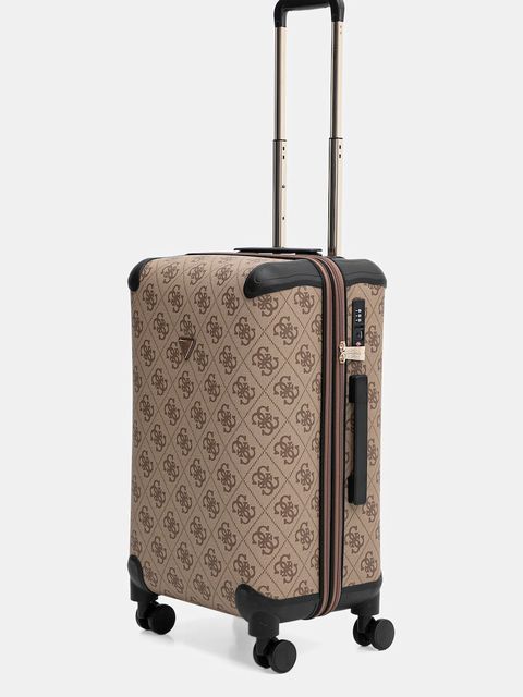 Guess walizka BERTA MEDIUM kolor brązowy TWOB86 88982 - zdjęcie produktu nr 2