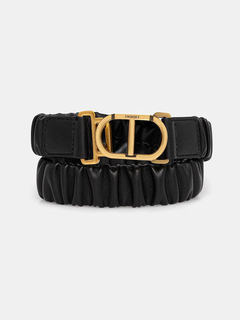 Twinset pasek damski kolor czarny 252TO5310 - zdjęcie produktu nr 1