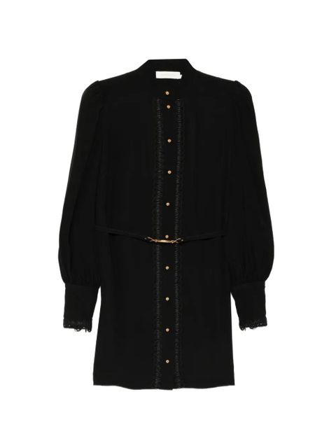 ZIMMERMANN trimmed mini dress - Black - zdjęcie produktu nr 1