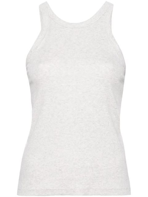 TOTEME ribbed cotton tank top - Grey - zdjęcie produktu nr 1