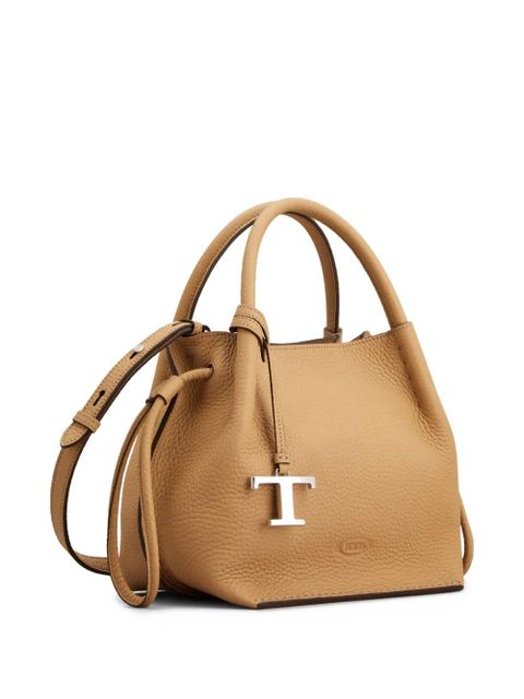 Tod's leather tote bag - Brown - zdjęcie produktu nr 2