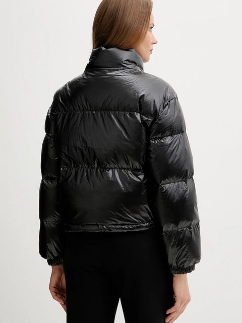 Calvin Klein Jeans kurtka puchowa kolor czarny zimowa LV047D510G