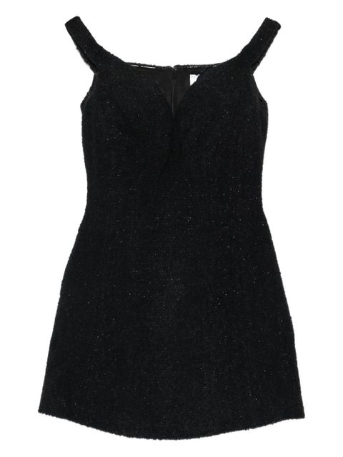 Self-Portrait V-neck mini dress - Black - zdjęcie produktu nr 1