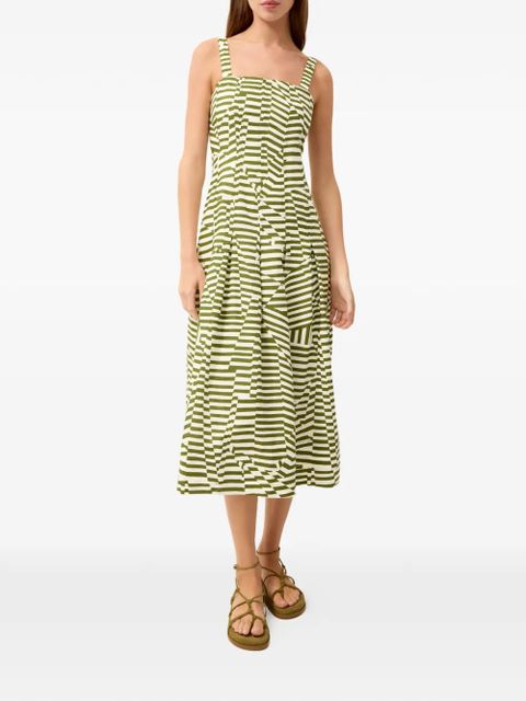 Marie Oliver Dixon striped dress - Green - zdjęcie produktu nr 2