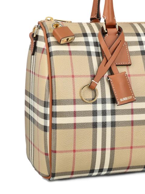 Burberry checked cross-body bag - Neutrals