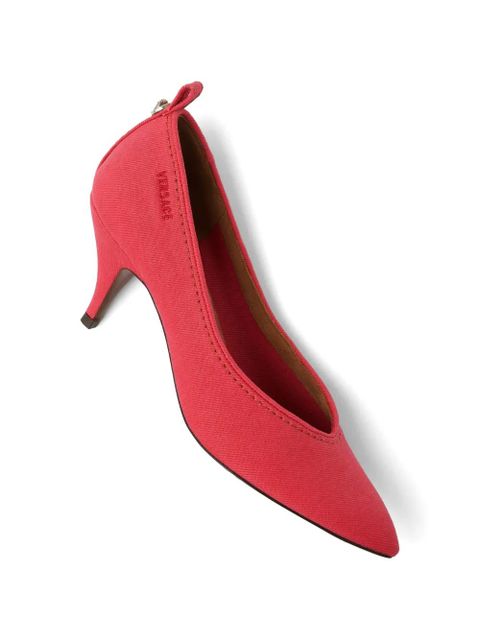 Versace Tina denim pumps 65 mm - Red - zdjęcie produktu nr 2