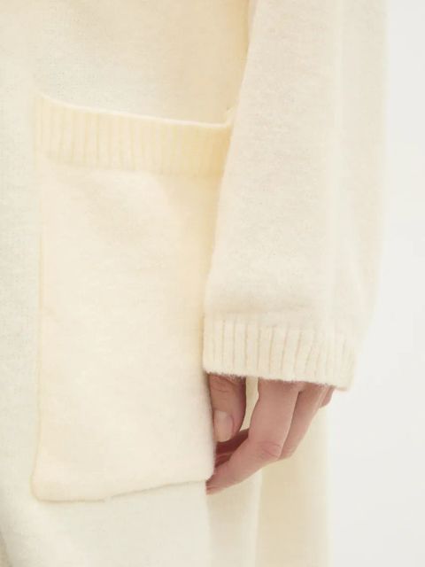 Answear.LAB komplet z wełną kolor beżowy