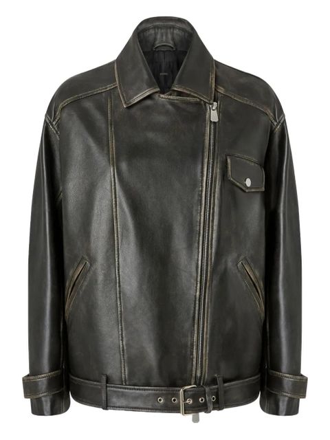PINKO leather jacket - Black - zdjęcie produktu nr 1