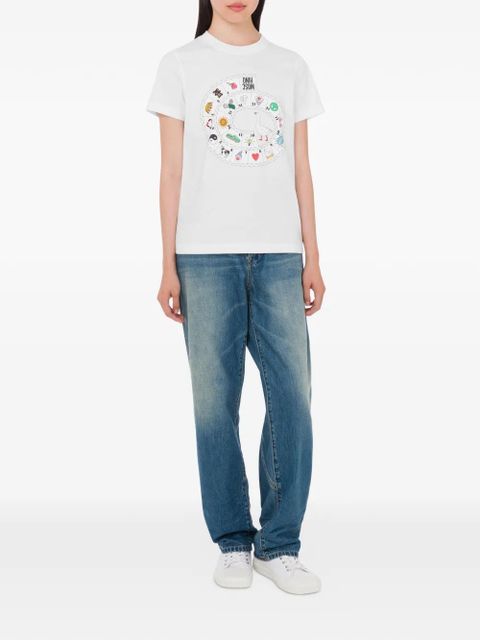 Moschino graphic-print T-shirt - White - zdjęcie produktu nr 2