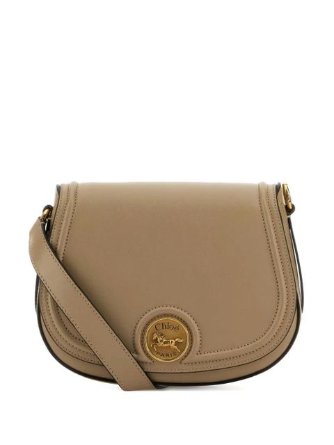 Chloé horse-medal leather crossbody bag - Brown - zdjęcie produktu nr 1