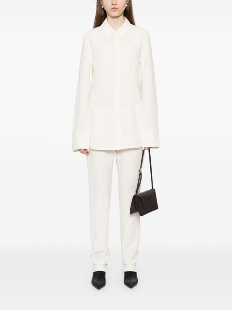 TOTEME low-waist slim trousers - Neutrals - zdjęcie produktu nr 2