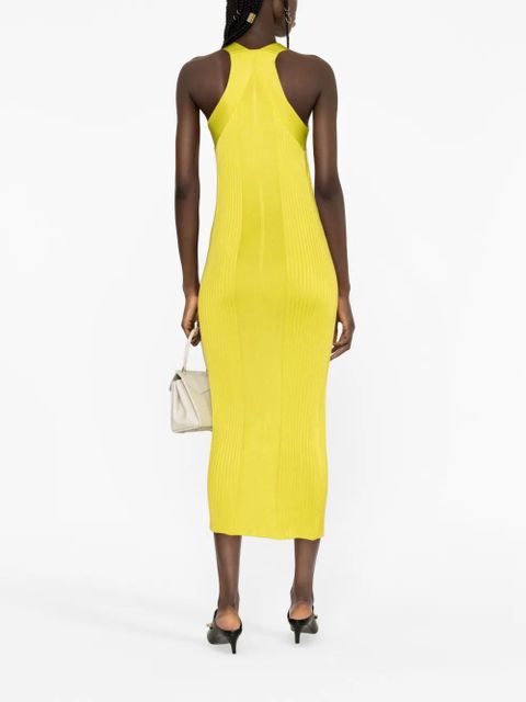 Jil Sander sleeveless ribbed maxi dress - Green