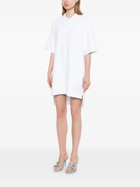 Alexander Wang high-low polo mini dress - White