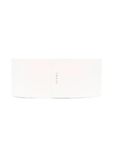 Prada Eyewear logo plaque tinted sunglasses - White