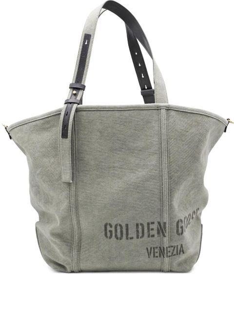 Golden Goose suede tote bag - Grey - zdjęcie produktu nr 1