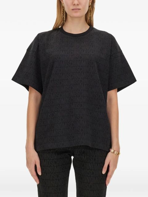 Moschino logo-print T-shirt - Black - zdjęcie produktu nr 1