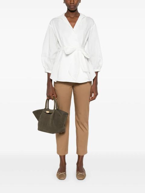 Weekend Max Mara cotton-blouse blouse - White - zdjęcie produktu nr 2