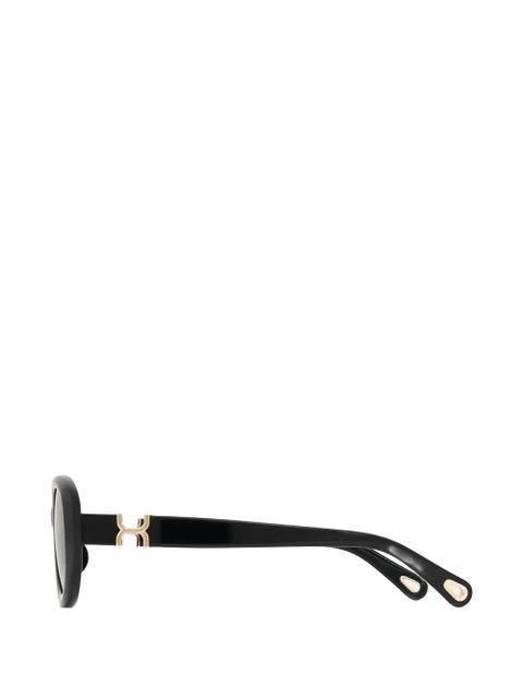 Chloé Eyewear Marcie oval-frame sunglasses - Black