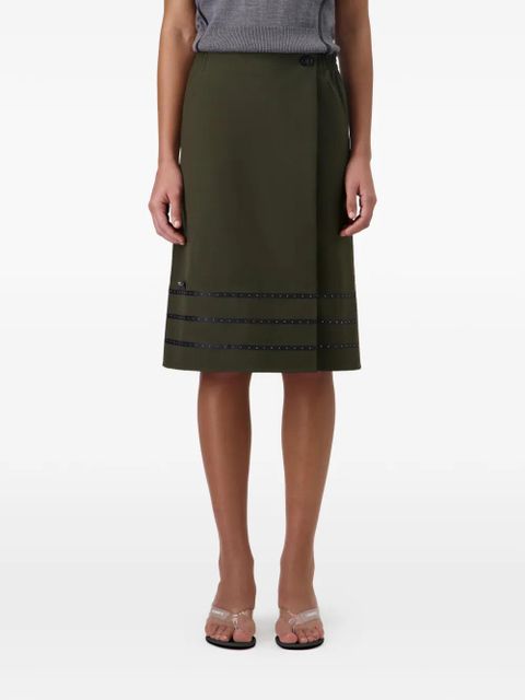 Coperni tailored midi skirt - Green