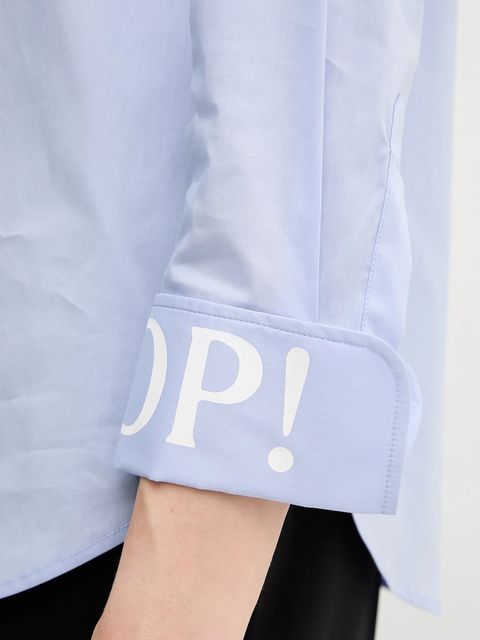 Joop! koszula damska kolor niebieski regular z kołnierzykiem klasycznym 30047553