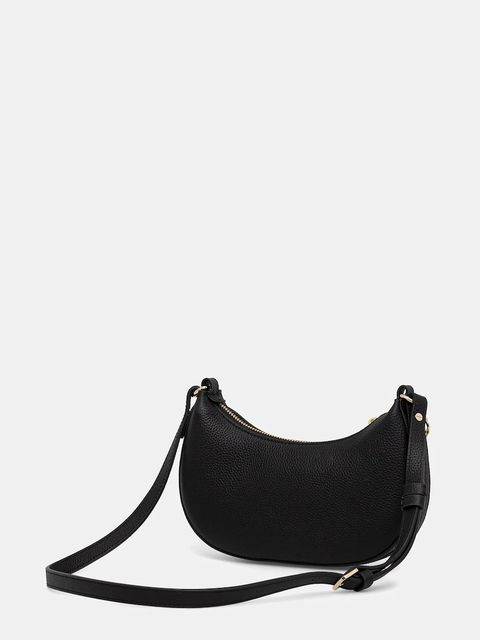 Patrizia Pepe torebka skórzana kolor czarny 8B0309 L001