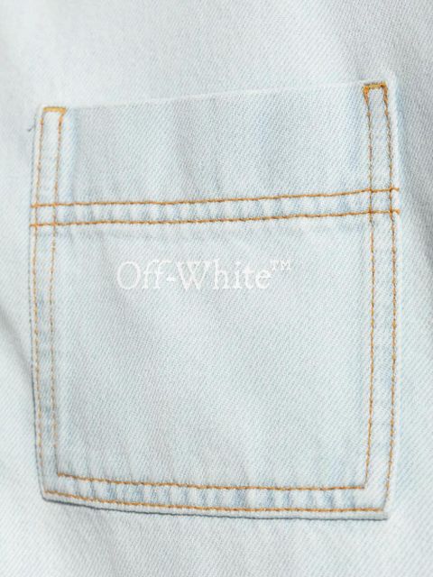 Off-White pocket denim shirt - Blue