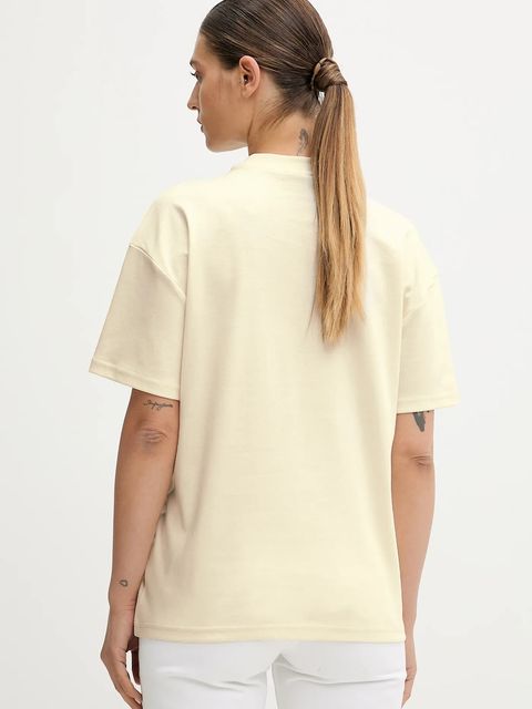 La Mania t-shirt bawełniany ALISA damski kolor żółty ALISA