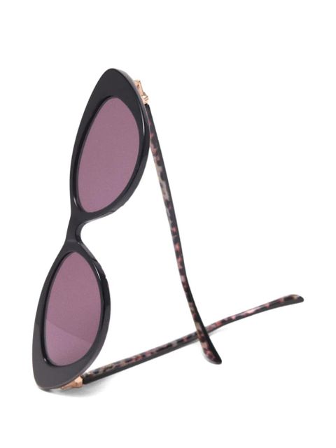 Maje animal-print cat-eye sunglasses - Black - zdjęcie produktu nr 1